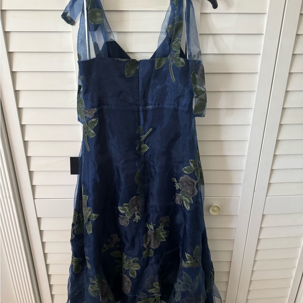 Lulu's Navy Blue Floral High Low Dress - Picture 5 of 5